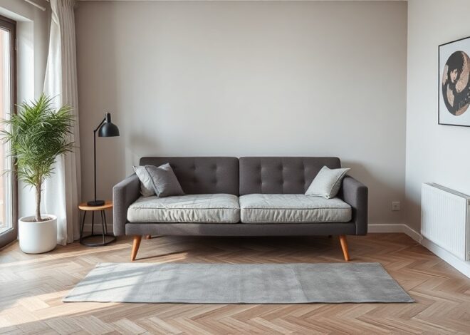 Tapczan w salonie 18-20 m2: 3 sprawdzone układy, wymiary i przejścia bez kolizji