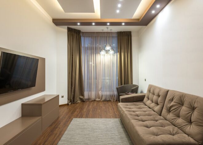 Tapczan na tle lameli: odległości, akustyka i czyszczenie bez wpadek