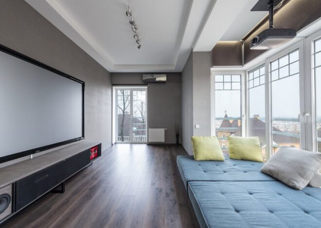 Tapczan i projektor: ustawienie, odległości i komfort oglądania bez cieni